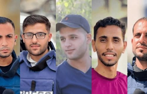 Israel asesina 5 periodistas en Gaza