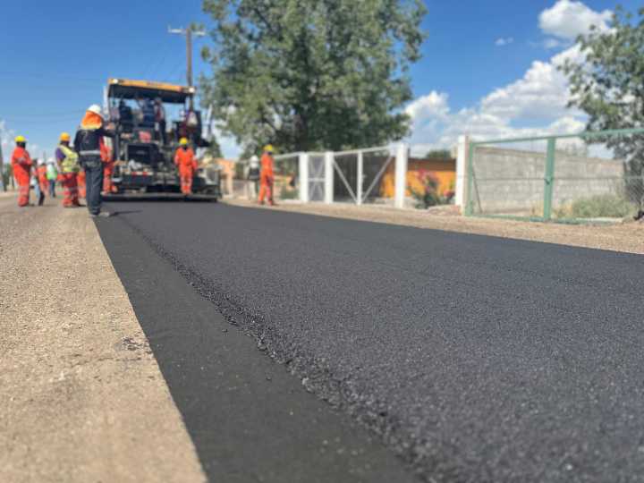 Supervisan trabajo en tramo Meoqui