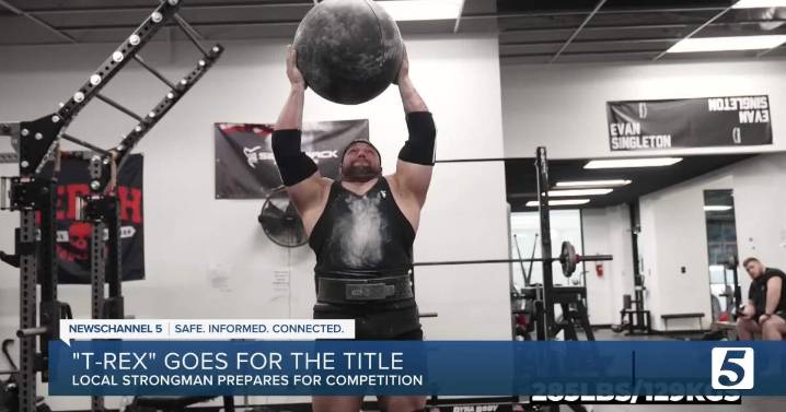 Local power lifter competes for 'Strongman' title