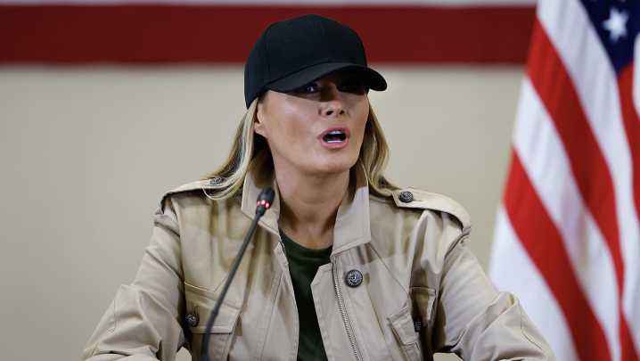 Melania Trump Finally Clocks In For Work As First Lady And It Couldn't Be More On Brand