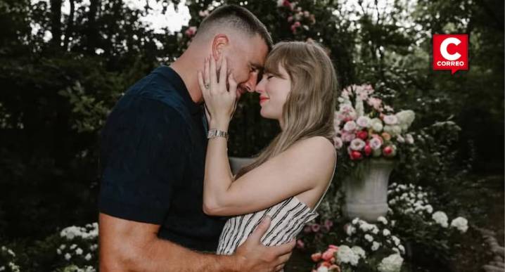 Taylor Swift y Travis Kelce anuncian su compromiso tras dos años de relación (FOTO)