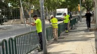 Vallas y desvíos por las obras de la gran rotonda del Polígono Harineras