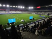 La UC inauguró el Claro Arena con emotiva ceremonia ante la presencia de autoridades, dirigentes e integrantes del plantel