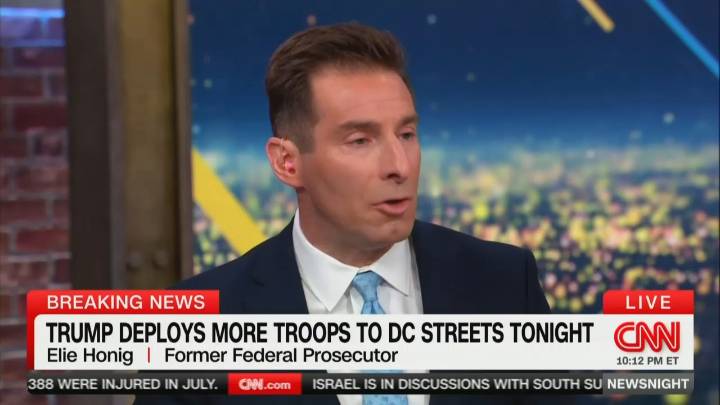 CNN’s Elie Honig Stuns Colleagues by Defending Trump’s DC Crime Crackdown