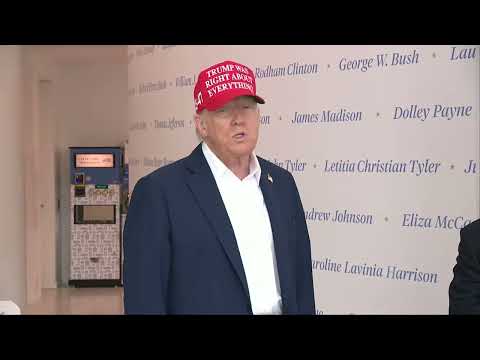 PRESIDENT DONALD TRUMP SPEAKS AT PEOPLE'S MUSEUM