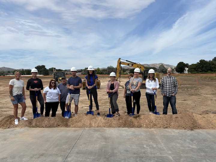 Ground Breaking Held For New Uintah Recreation Expansion Building 