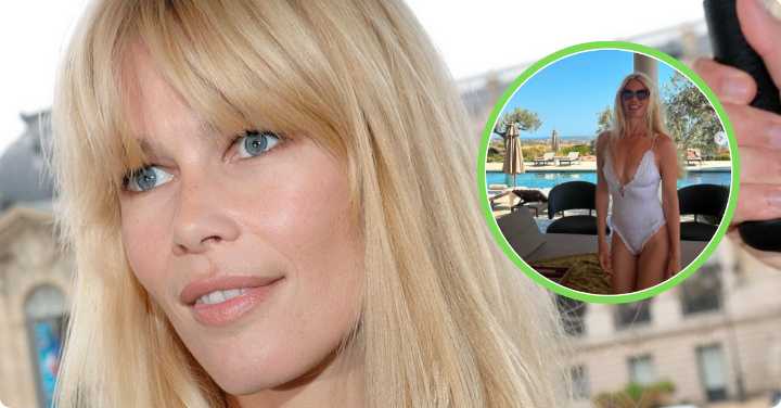 Older Supermodel Claudia Schiffer Celebrates 55th Birthday In Style