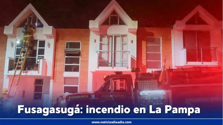 Controlan incendio estructural en Fusagasugá: hombre y sus mascotas a salvo