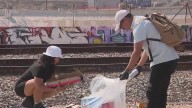 LA man continues city cleanup after hit