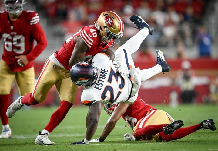 Audric Estime on Broncos playoff scratch at Bills: Don't remember that