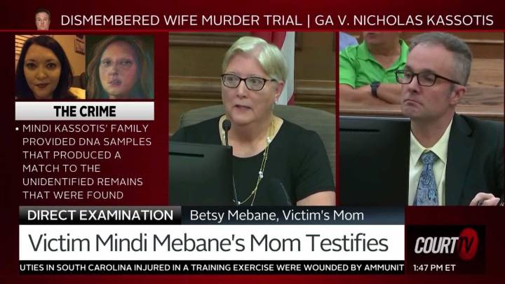 Dismembered Wife Murder Trial: Victim Mindi Kassotis’ Mom Takes The Stand