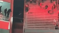 El escalofriante video de un hincha de la U que cayó al vacío