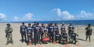 Marina participa en la “Campaña Nacional de Limpieza de Playas y Costas” en el estado de Tabasco
