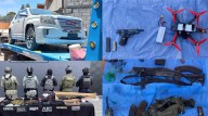 Armas largas, drones y cartulinas: el hallazgo en cateo de Jiutepec que alarma Morelos