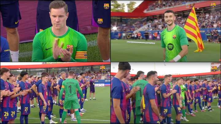 El Barcelona presenta a Ter Stegen y a Joan García ¡con el mismo dorsal! en el Trofeo Joan Gamper