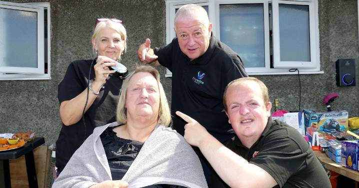 Brave shave raises hundreds as Bideford woman chops it all