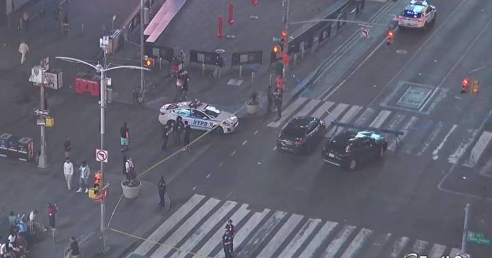 Times Square shooting: Teenager arrested in New York as three people taken to hospital