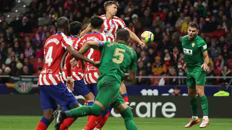 LaLiga de España: Atlético de Madrid y el Elche empatan 1