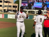 Arkansas Travelers debut Little Rock Nine uniforms, win extra inning thriller