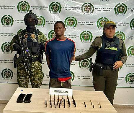 Aprehendido con municiones en Cúcuta