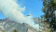 Wildfire breaks out in mountains east of Provo