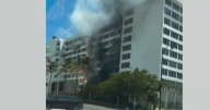 MDFR battles fire at Newport Beachside Hotel and Resort in Sunny Isles