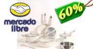OFERTA RELÁMPAGO en Mercado Libre: Juego de ollas baja de $3,049 a solo $1,189