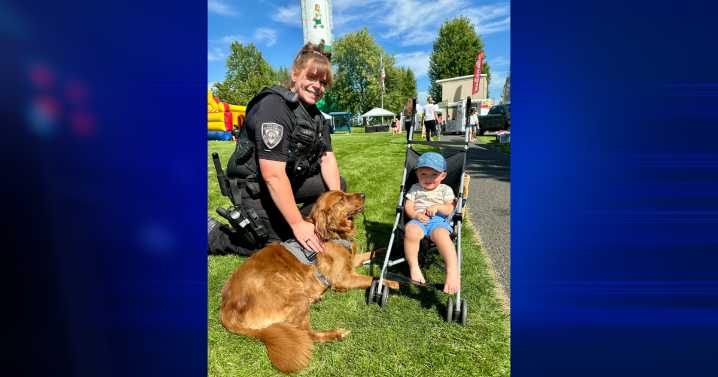 Airway Heights Police K-9 officer celebrates community at Sunset Park
