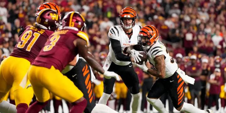 Bengals win preseason game against Commanders