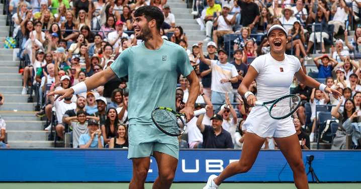 Carlos Alcaraz, Emma Raducanu lose in first round of U.S Open mixed doubles event