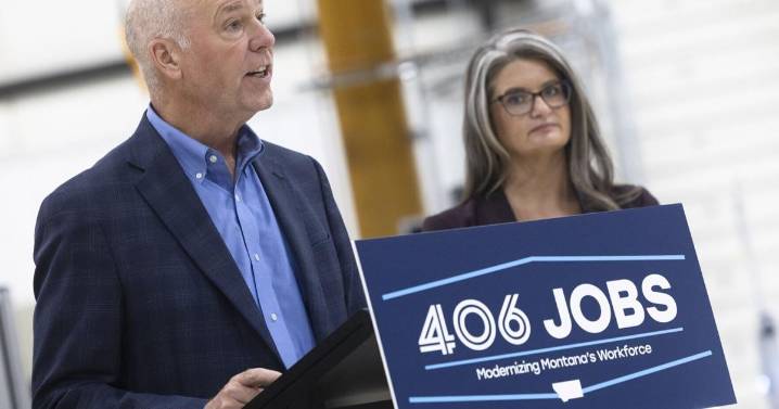 Gov. Gianforte announces workforce training initiative to get more Montanans into jobs