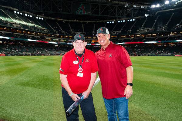 Mesa retiree Begg top performer at AZ Diamondbacks guest relations job
