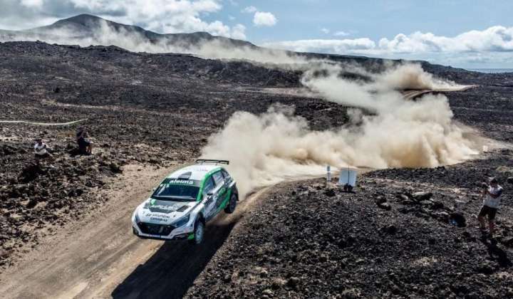 Pierre Loubet arrasa en el Rallye Isla de Los Volcanes y Quintana brilla como mejor canario