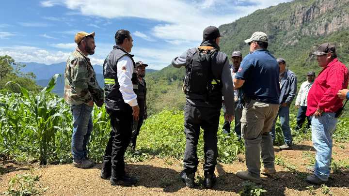 Búsqueda de joven arrastrado por arroyo en Otáez seguirá a pie