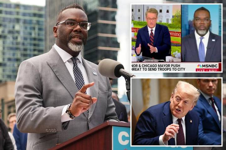 Chicago mayor Brandon Johnson dodges questions from MSNBC's Joe Scarborough about city's policing