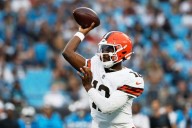 Browns' Shedeur Sanders throws TD pass in NFL preseason debut against Panthers