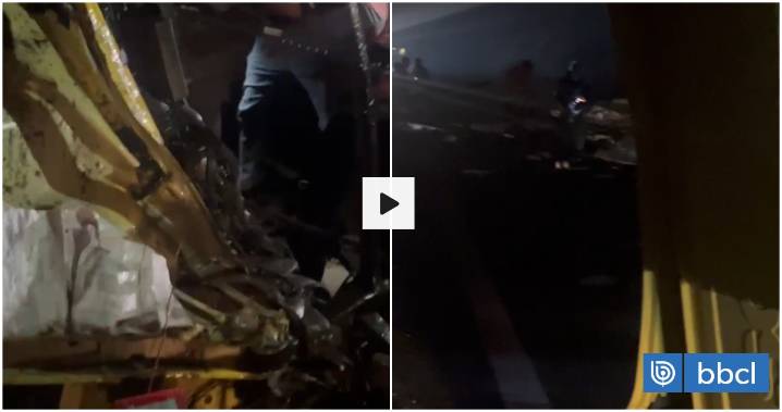 Camiones colisionan en la Ruta 5 Sur entre Puerto Montt y Pargua: trabajan en despeje de la ruta