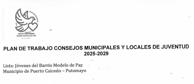 Presentación de la Propuesta de la JAC Barrio Modelo de Paz