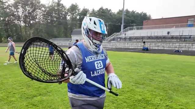 Merrimack senior one of best lacrosse goalies in state