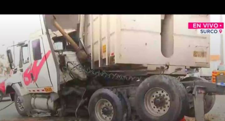 Panamericana Sur: choque de camión generó tráfico vehicular por más de dos horas últimas