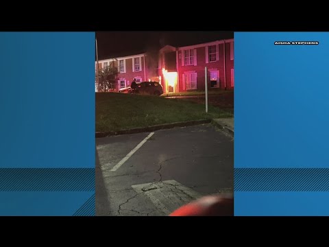 Possible arson investigation underway at apartment complex in Austell