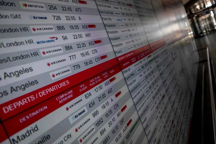 Air Canada suspende operaciones por la huelga de sus auxiliares de vuelo
