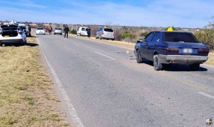 Cuatro heridos en choque múltiple sobre Ruta 1