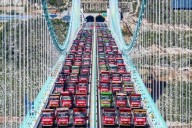 El puente más alto del mundo, que está en China, pasa la prueba de carga