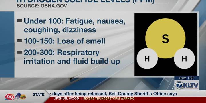 Hydrogen Sulfide: The poisonous gas that is suspected to have killed 3 in Trinity County
