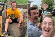 Man Tries to Dig Up Rock in His Front Yard, Finds 10,000