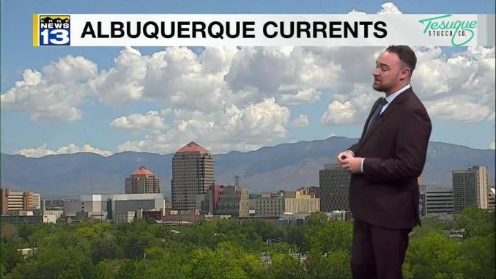 Drier air moves into parts of New Mexico to end the week