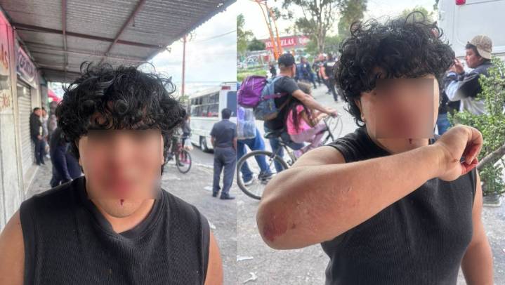 Policías golpean a adolescente por grabar enfrentamiento