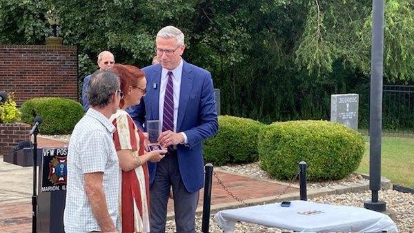 World War II veteran's medals returned to family in Marion