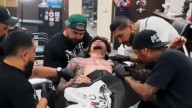 NFL stars get incredible and painful $50,000 back tattoos ahead of new season after being put to SLEEP for procedure